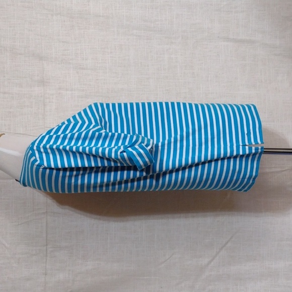 NWOT Lauren Ralph Lauren blue-striped boatneck top! - Picture 3 of 8